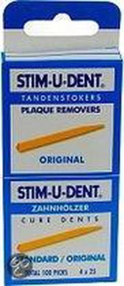 Stimudent Origineel - 4x 25 St - Tandenstoker 17 Stimudent Origineel - 4x 25 St - Tandenstoker -Mondverzorging 520x1200