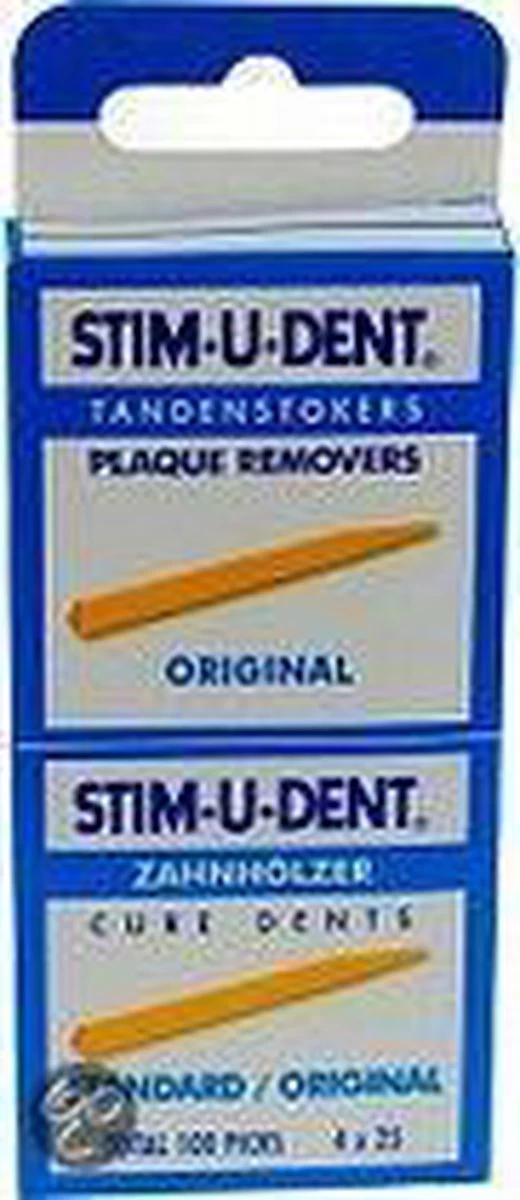 Stimudent Origineel - 4x 25 St - Tandenstoker 10 Stimudent Origineel - 4x 25 St - Tandenstoker - Afbeelding 8