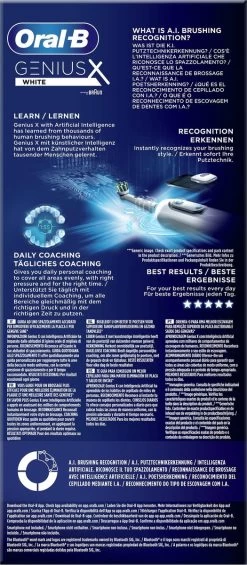 Oral B Oral-B Genius X - Wit - Elektrische Tandenborstel - Ontworpen Door Braun - 1 Handvat En 1 Opzetborstel 21 Oral B Oral-B Genius X - Wit - Elektrische Tandenborstel - Ontworpen Door Braun - 1 Handvat En 1 Opzetborstel -Mondverzorging 525x1200