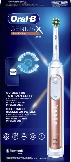 Oral B Oral-B Genius X Elektrische Tandenborstel Rosegold -Mondverzorging 527x1200