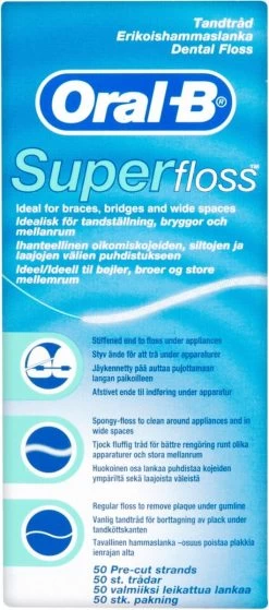 Oral B Superfloss 12 X 50 Stuks - Flosdraad - Voordeelverpakking -Mondverzorging 530x1200 5