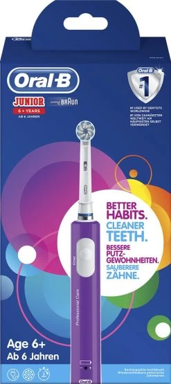 Oral B Oral-B Junior - Elektrische Tandenborstel - Paars -Mondverzorging 534x1200 2