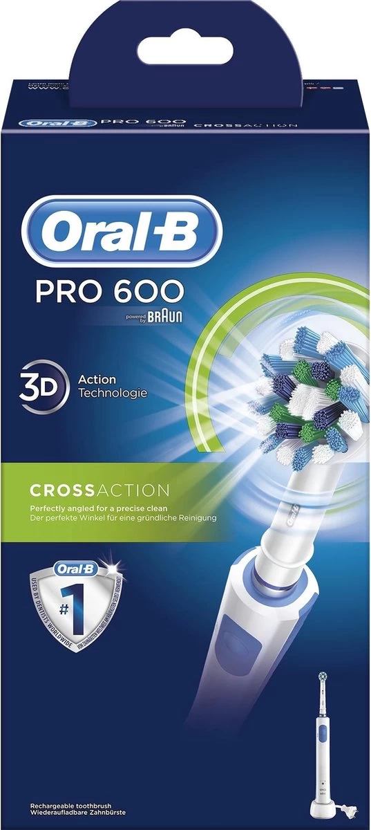 Oral B Oral-B PRO600 - Cross Action - Elektrische Tandenborstel 17 Oral B Oral-B PRO600 - Cross Action - Elektrische Tandenborstel - Afbeelding 15