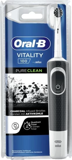 Oral B Oral-B Vitality - 100 - Pure Clean Elektrische Tandenborstel Ontworpen Door Braun -Mondverzorging 541x1200