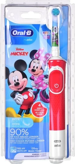 Oral B Oral-B Kids Mickey - Elektrische Tandenborstel - Powered By Braun - 1 Handvat En 1 Opzetborstel -Mondverzorging 553x1200