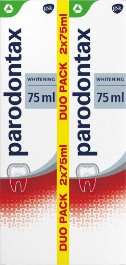 Parodontax Whitening Dagelijkse Tandpasta Tegen Bloedend Tandvlees 2x75 Ml 12 Parodontax Whitening Dagelijkse Tandpasta Tegen Bloedend Tandvlees 2x75 Ml -Mondverzorging 570x1200