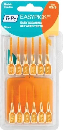 3x TePe EasyPick Maat XS/ S 60 Stuks 14 3x TePe EasyPick Maat XS/ S 60 Stuks -Mondverzorging 583x1200 1