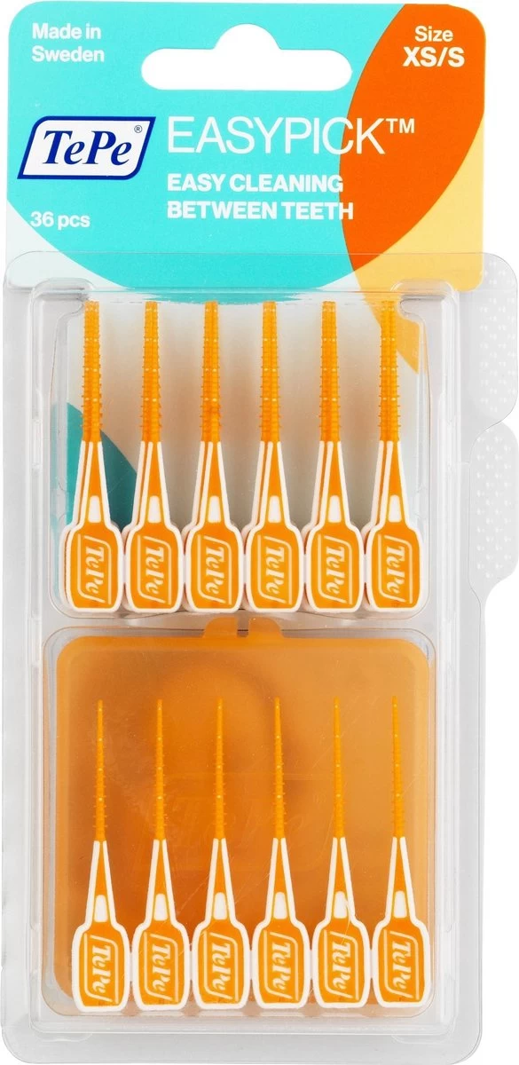 TePe Easypick XS/S Ragers - 3 X 36 Stuks 3 TePe Easypick XS/S Ragers - 3 X 36 Stuks