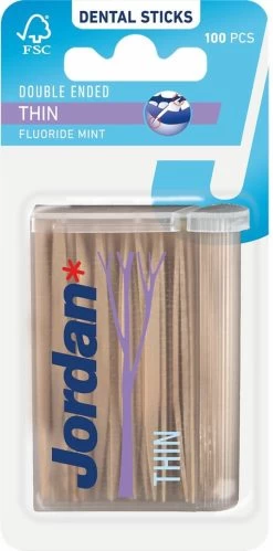 Jordan Dun 2-Zijdig - 100 St - Tandenstoker 15 Jordan Dun 2-Zijdig - 100 St - Tandenstoker -Mondverzorging 594x1200 1
