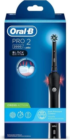 Oral B Oral-B Pro 2 2000 - Elektrische Tandenborstel - Zwart, Wit 13 Oral B Oral-B Pro 2 2000 - Elektrische Tandenborstel - Zwart, Wit -Mondverzorging 601x1200