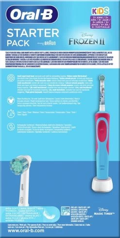 Oral B Oral-B Vitality Frozen - Elektrische Tandenborstel Voor Kinderen - 1 Handvat En 2 Opzetborstels 20 Oral B Oral-B Vitality Frozen - Elektrische Tandenborstel Voor Kinderen - 1 Handvat En 2 Opzetborstels -Mondverzorging 608x1200