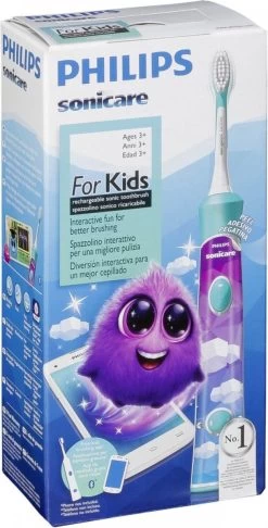 Philips Sonicare For Kids HX6322/04 - Elektrische Tandenborstel - Blauw - Incl. Extra Opzetborstel -Mondverzorging 610x1200