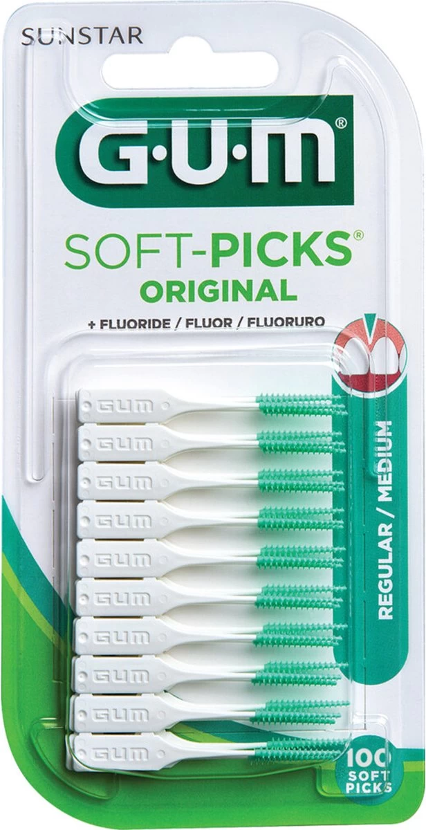 GUM® GUM Soft-Picks Original Regular 100 Stuks 5 GUM® GUM Soft-Picks Original Regular 100 Stuks - Afbeelding 3