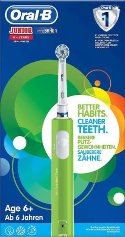 Oral B Oral-B Junior 6+ - Elektrische Tandenborstel - Paars & Groen DUOSET -Mondverzorging 635x1200 1