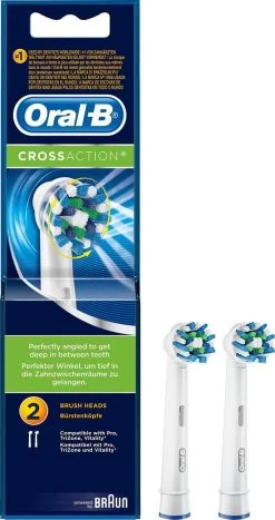 Oral B Oral-B Cross Action EB50 - 2 Stuks - Opzetborstels -Mondverzorging 635x1200 2