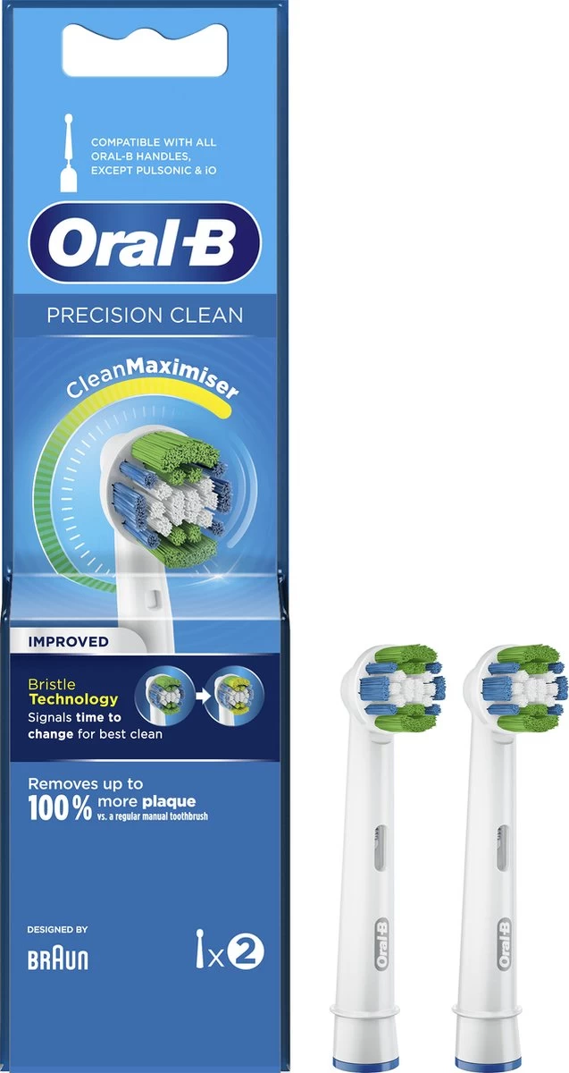 Oral B Oral-B Precision Clean - Met CleanMaximiser-technologie - Opzetborstels - 2 Stuks 10 Oral B Oral-B Precision Clean - Met CleanMaximiser-technologie - Opzetborstels - 2 Stuks - Afbeelding 8