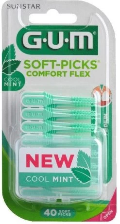 GUM® GUM Soft Picks Comfort Flex Regular Mint - 40st -Mondverzorging 643x1200 3