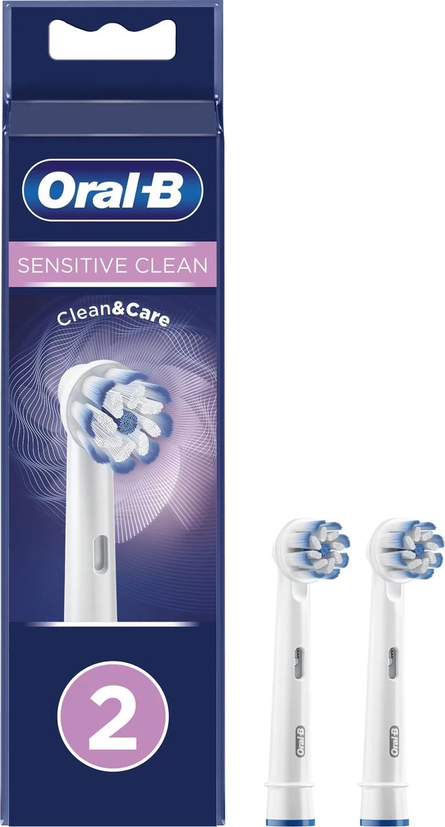 Oral B Oral-B Sensitive Clean - Met CleanMaximiser-technologie - Opzetborstels - 2 Stuks 3 Oral B Oral-B Sensitive Clean - Met CleanMaximiser-technologie - Opzetborstels - 2 Stuks