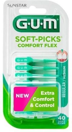 GUM® GUM Soft Picks Comfort Flex Regular Mint - 40st -Mondverzorging 655x1200 2