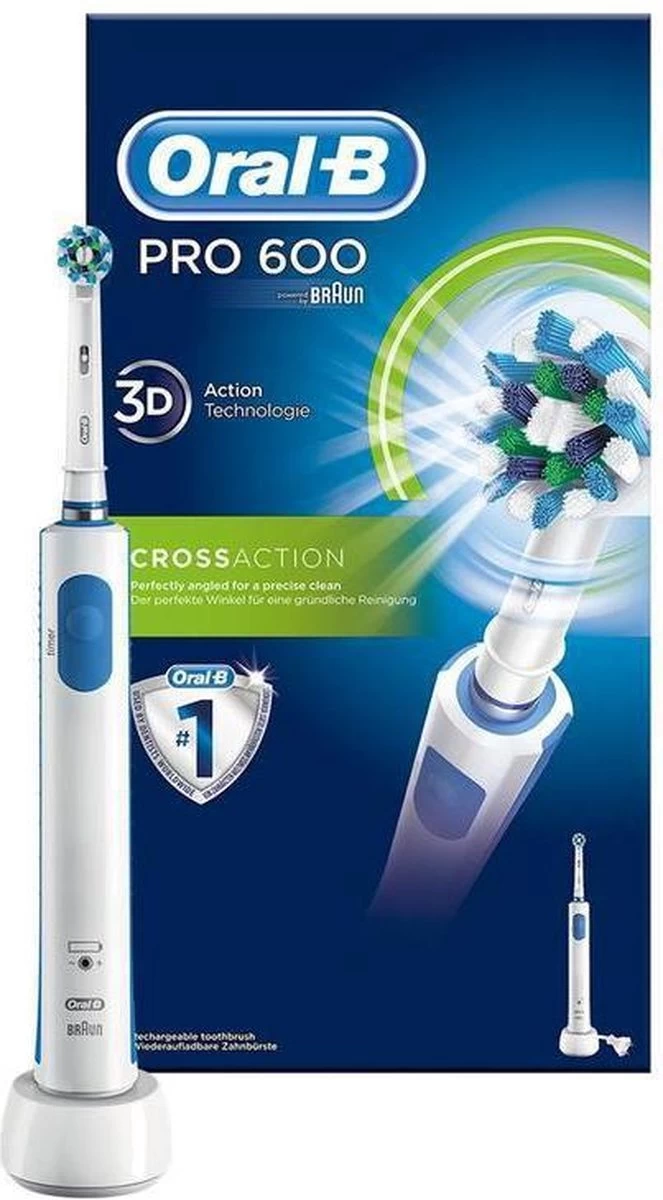 Oral B Oral-B PRO600 - Cross Action - Elektrische Tandenborstel 22 Oral B Oral-B PRO600 - Cross Action - Elektrische Tandenborstel - Afbeelding 20