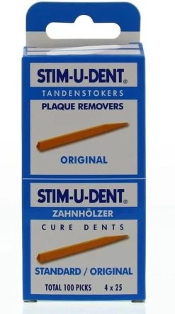 Stimudent Origineel - 4x 25 St - Tandenstoker 12 Stimudent Origineel - 4x 25 St - Tandenstoker -Mondverzorging 670x1200