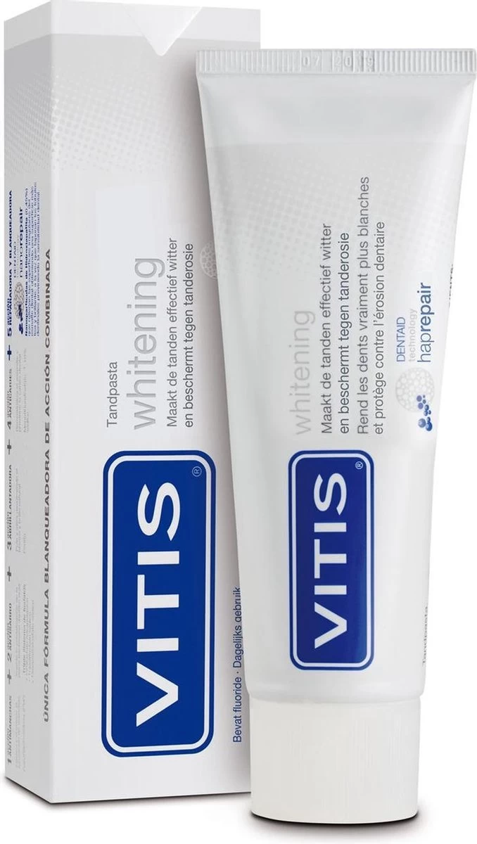 Vitis Whitening Tandpasta 75 Ml 7 Vitis Whitening Tandpasta 75 Ml - Afbeelding 5