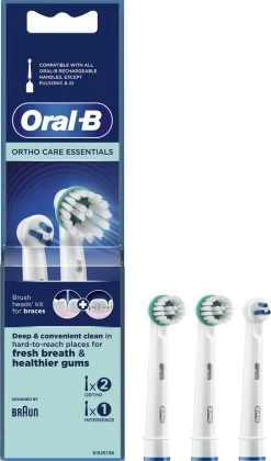 Oral B Oral-B Ortho Care - Opzetborstels - 3 Stuks -Mondverzorging 706x1200