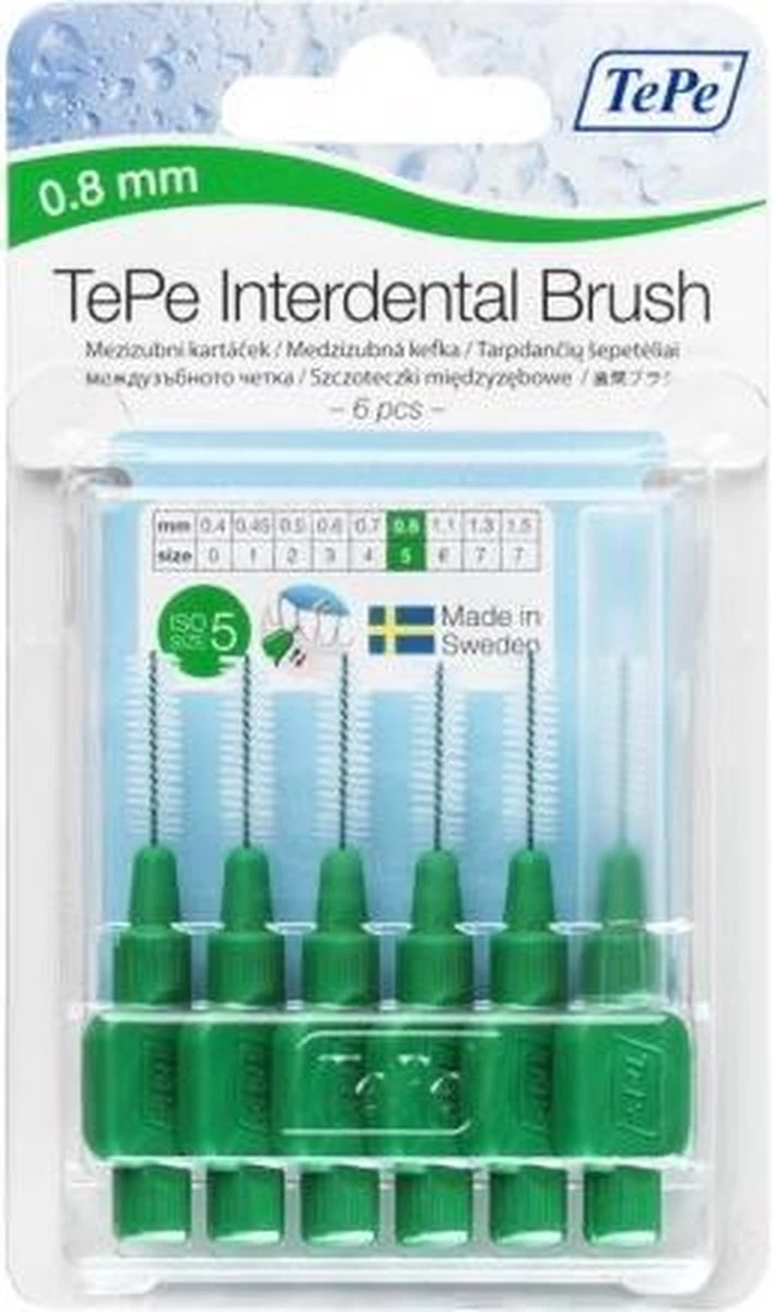 TePe Origineel Groen - 6 St - Rager 3 TePe Origineel Groen - 6 St - Rager