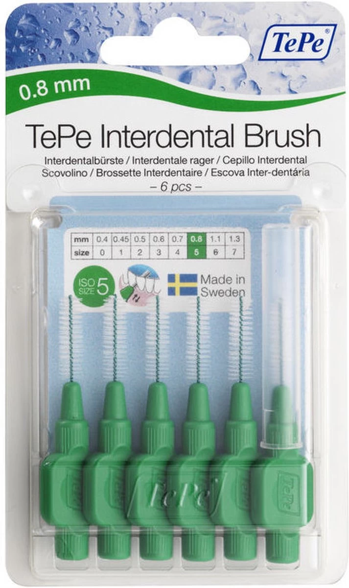 TePe Origineel Groen - 6 St - Rager 4 TePe Origineel Groen - 6 St - Rager - Afbeelding 2