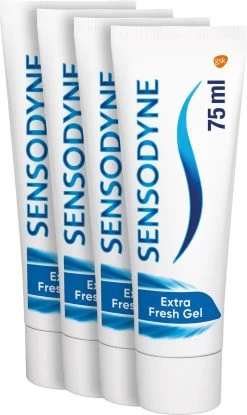 Sensodyne Extra Fresh Gel Tandpasta Voor Gevoelige Tanden 4 X 75 ML -Mondverzorging 715x1200 1