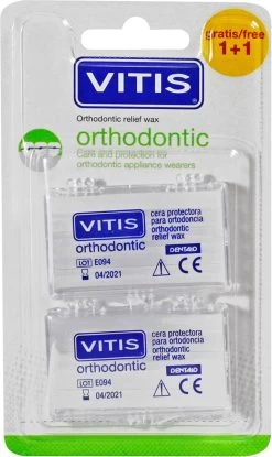 Vitis Orthodontic Wax 2 Stuks -Mondverzorging 715x1200