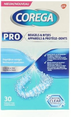 Corega Pro Beugels & Bitjes 30 Tabletten -Mondverzorging 728x1200 2