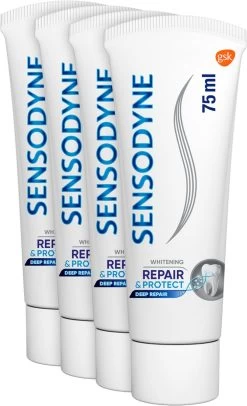 Sensodyne Repair & Protect Deep Repair Whitening Tandpasta Voor Gevoelige Tanden 4x 75 Ml -Mondverzorging 730x1200 2