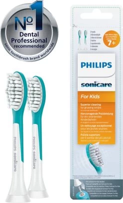 Philips Sonicare For Kids Standard A2 HX6042/33 - Opzetborstel - 2 Stuks -Mondverzorging 730x1200