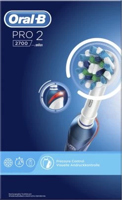 Oral B Oral-B Pro 2 2700 CrossAction - Elektrische Tandenborstel - Blauw, Wit 22 Oral B Oral-B Pro 2 2700 CrossAction - Elektrische Tandenborstel - Blauw, Wit -Mondverzorging 734x1200 2