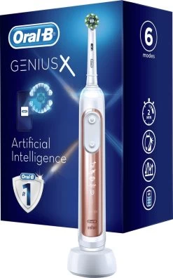 Oral B Oral-B Genius X Elektrische Tandenborstel Rosegold -Mondverzorging 749x1200