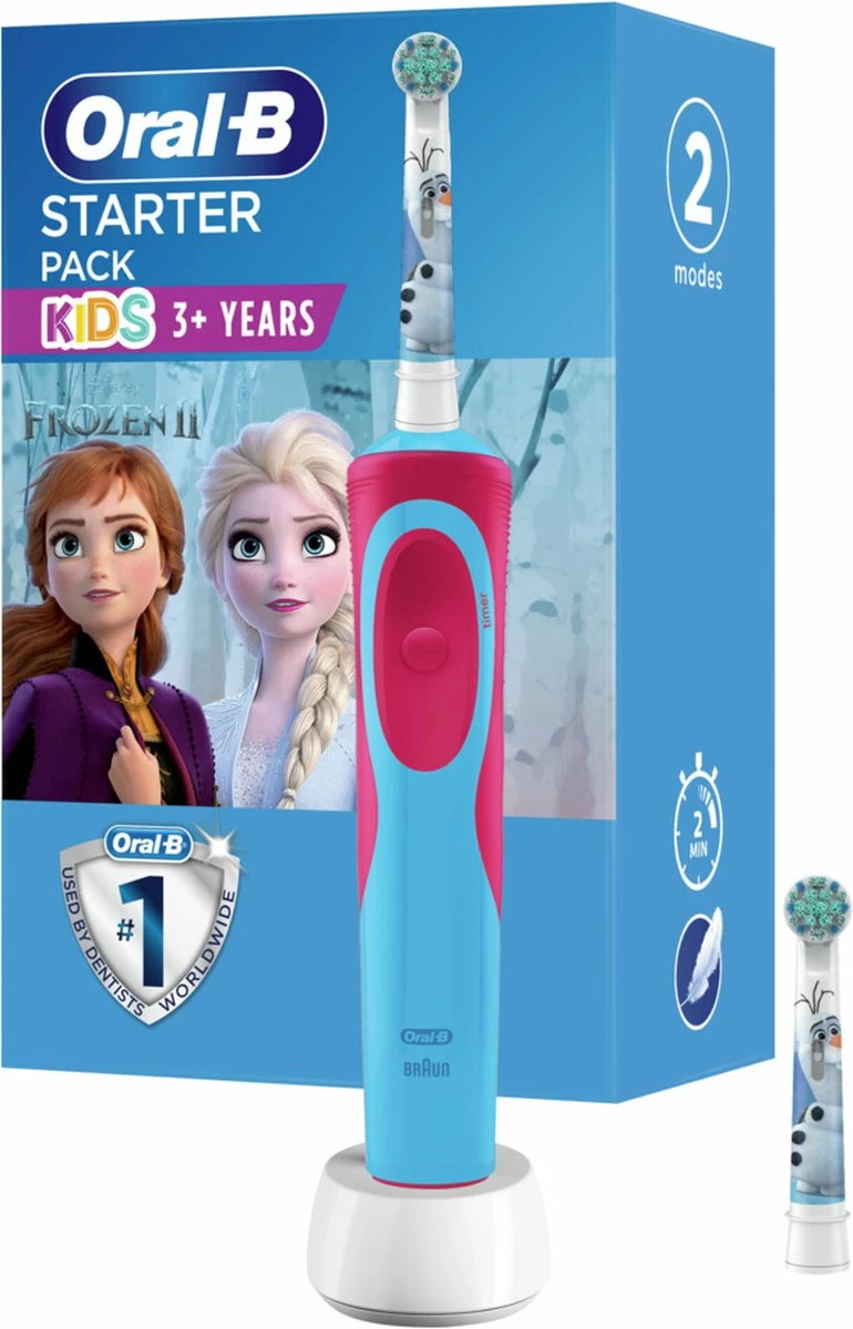 Oral B Oral-B Vitality Frozen - Elektrische Tandenborstel Voor Kinderen - 1 Handvat En 2 Opzetborstels 16 Oral B Oral-B Vitality Frozen - Elektrische Tandenborstel Voor Kinderen - 1 Handvat En 2 Opzetborstels - Afbeelding 14