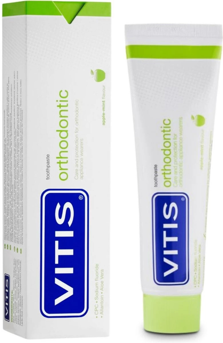 Vitis Orthodontic Tandpasta - 75ml 7 Vitis Orthodontic Tandpasta - 75ml - Afbeelding 5