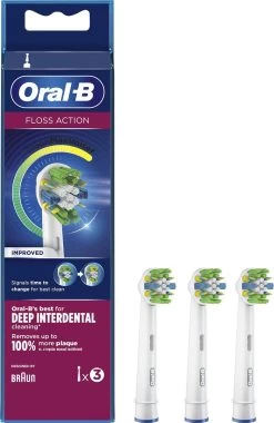 Oral B Oral-B Opzetborstels FlossAction 3 Stuks -Mondverzorging 780x1200