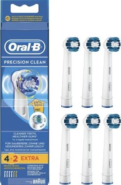 Oral B Oral-B Precision Clean - Opzetborstels - 6 Stuks - Wit -Mondverzorging 788x1200