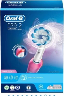 Oral B PRO 2 2400 N -sensi Ultra Thin - Electrische Tandenborstel- Pink -Mondverzorging 792x1200 1