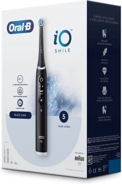 Oral B IO 6N - SMILE Black Lava Elektrische Tandenborstel Ontworpen Door Braun -Mondverzorging 796x1200