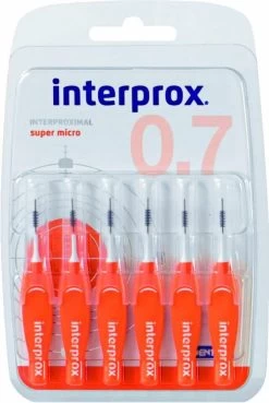 3x Interprox Ragers Super Micro 0.7 Oranje Blister à 6 Ragers