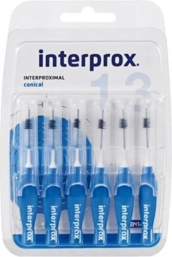 Interprox Premium Conical - 3.5Mm-6,0Mm - Blauw - Ragers - 3 X 6 Stuks - Voordeelverpakking -Mondverzorging 806x1200 3