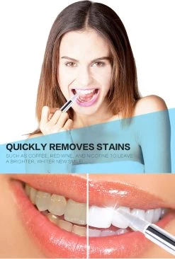 Perfect Wit - Whitening Pen - Tandenblekers - 100% Natuurlijke Ingrediënten - Peroxidevrij - Veilig Bleken - Witte Tanden - Tandbleekset - Tanden Bleken - Whitening - Teeth Whitening - Frisse Adem -Mondverzorging 810x1200 3