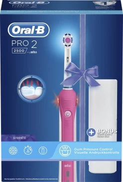 Oral B Oral-B PRO 2500 3D - Elektrische Tandenborstel - Roze -Mondverzorging 811x1200 1