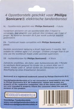 4 Opzetborstels Geschikt Voor Philips Sonicare -Mondverzorging 811x1200 3