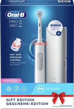 Oral B Oral-B Pro 3 - 3500 - Witte Elektrische Tandenborstel + Reisetui 18 Oral B Oral-B Pro 3 - 3500 - Witte Elektrische Tandenborstel + Reisetui -Mondverzorging 813x1200 2