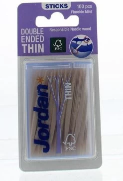 Jordan Dun 2-Zijdig - 100 St - Tandenstoker 19 Jordan Dun 2-Zijdig - 100 St - Tandenstoker -Mondverzorging 817x1200 4