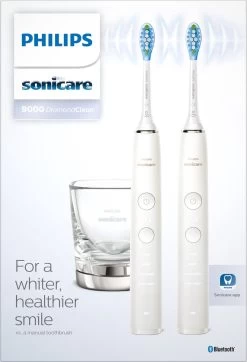 Philips Sonicare DiamondClean 9000 HX9914/55 - Elektrische Tandenborstel - Wit - 2 Stuks -Mondverzorging 819x1200 2